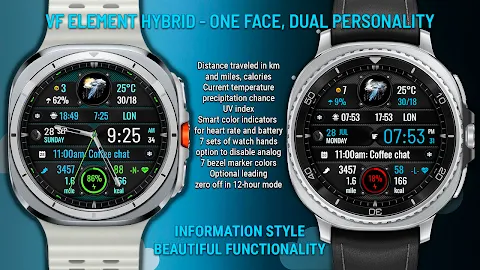 VF Element Hybrid Watch Face screenshot