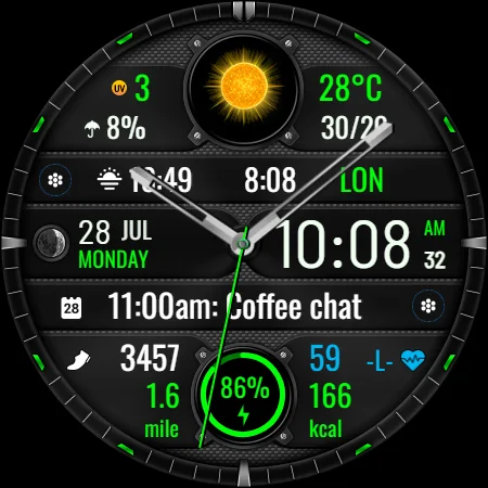 VF Element Hybrid Watch Face screenshot