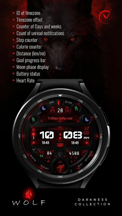 Voron WOLF Watch Face screenshot