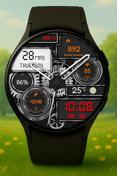 Zybro Hybrid  Watch Face screenshot