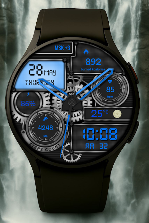 Zybro Hybrid  Watch Face screenshot