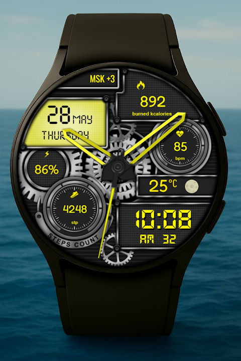 Zybro Hybrid  Watch Face screenshot