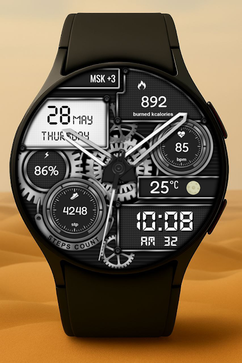 Zybro Hybrid  Watch Face screenshot
