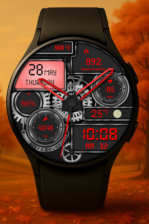 Zybro Hybrid  Watch Face screenshot