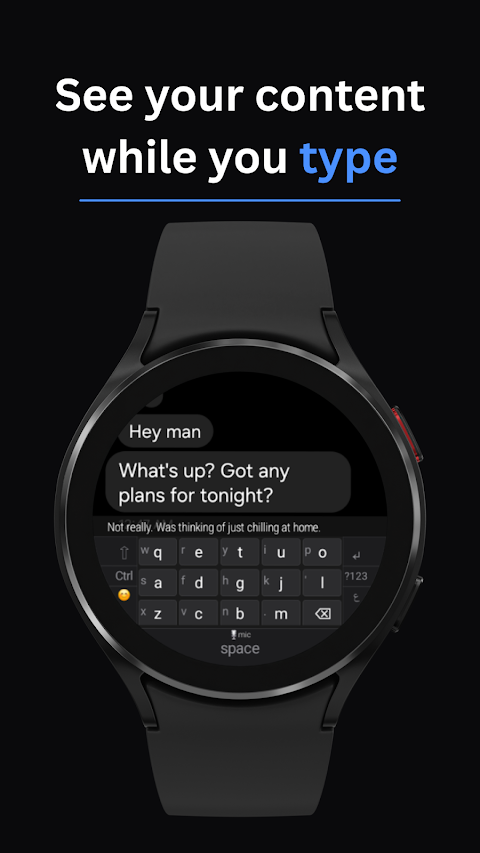WatchKeys: Wear OS Keyboard screenshot