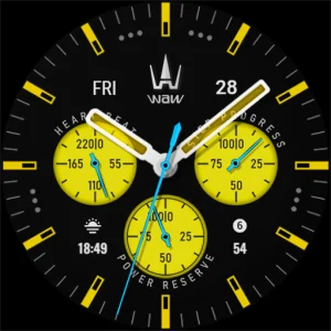 WAW004 Polished Analog Face