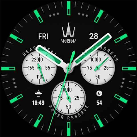 WAW004 Polished Analog Face screenshot