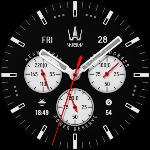 WAW004 Polished Analog Face screenshot