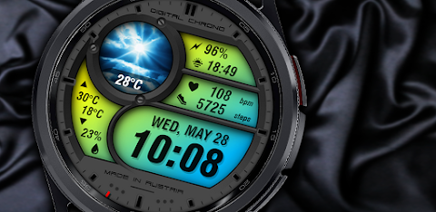 WAW012 Vibrant Weather Face screenshot