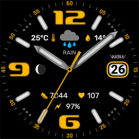WAW023 Classic Full Watch Face screenshot