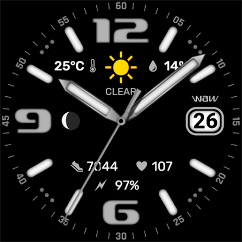 WAW023 Classic Full Watch Face screenshot
