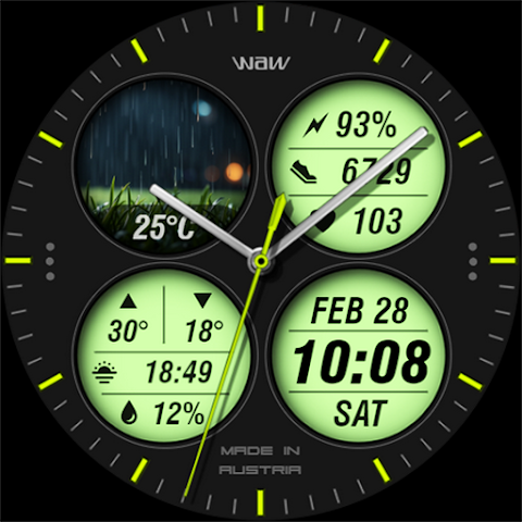 WAW037 Urban Tech Watch Face screenshot