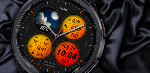 WAW037 Urban Tech Watch Face screenshot
