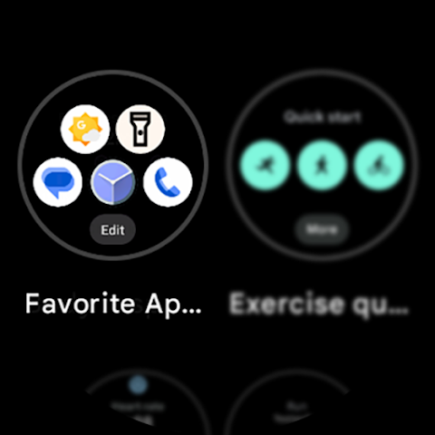 Favorite Apps Tile for Wear OS screenshot