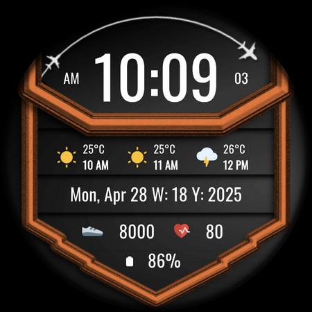 DADAM103: Weather Watch Face screenshot