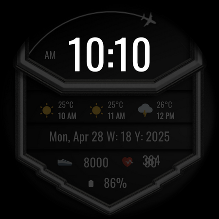 DADAM103: Weather Watch Face screenshot