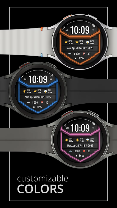 DADAM103: Weather Watch Face screenshot