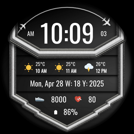 DADAM103: Weather Watch Face screenshot