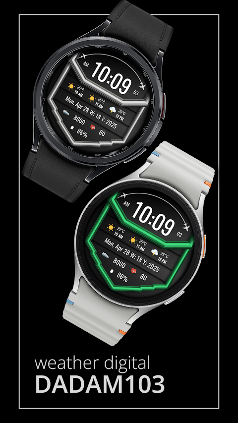 DADAM103: Weather Watch Face screenshot