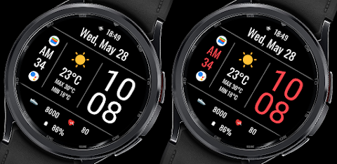 DADAM105: Weather Watch Face screenshot