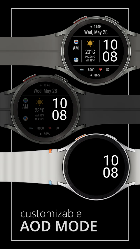 DADAM105: Weather Watch Face screenshot
