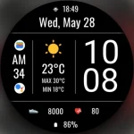 DADAM105: Weather Watch Face