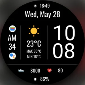 DADAM105: Weather Watch Face