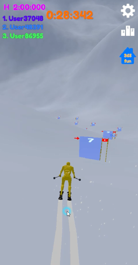[365fun] Ski Challenge screenshot