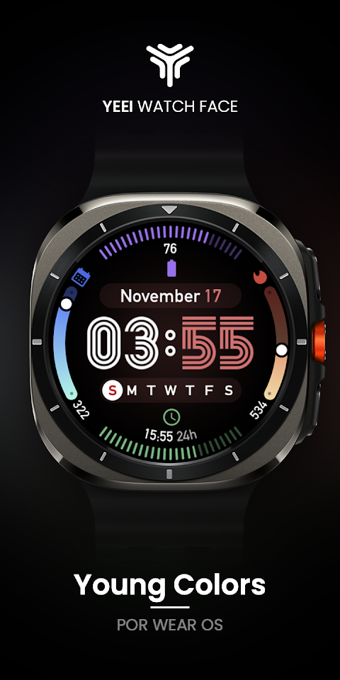 Young Colors: Watch Face screenshot