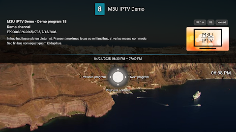 M3U IPTV Premium screenshot
