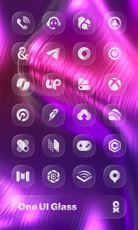 One UI Glass Icon Pack screenshot