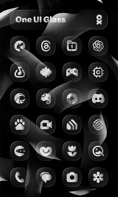 One UI Glass Icon Pack screenshot