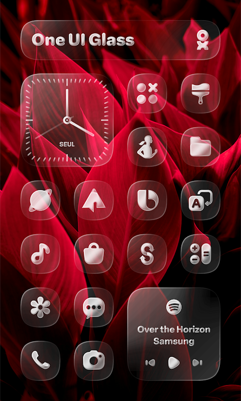 One UI Glass Icon Pack screenshot