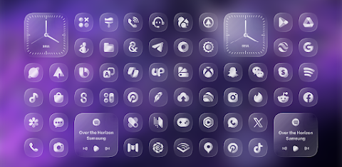 One UI Glass Icon Pack screenshot