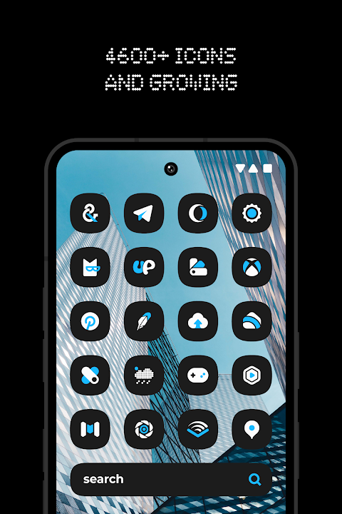 Everything Adaptive Blue Icons screenshot