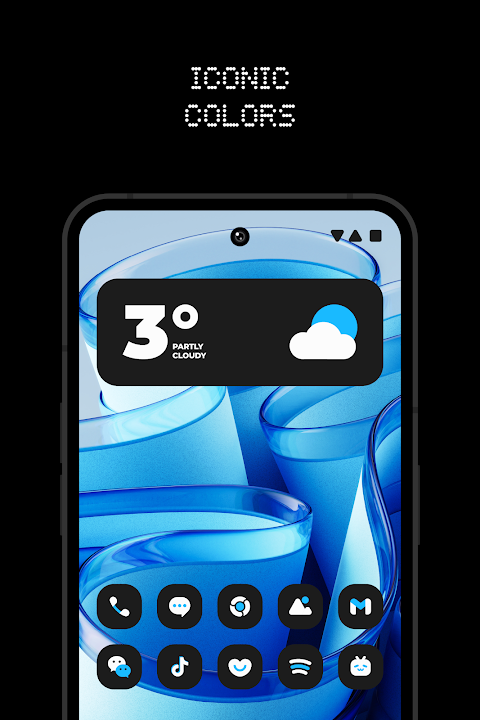 Everything Adaptive Blue Icons screenshot