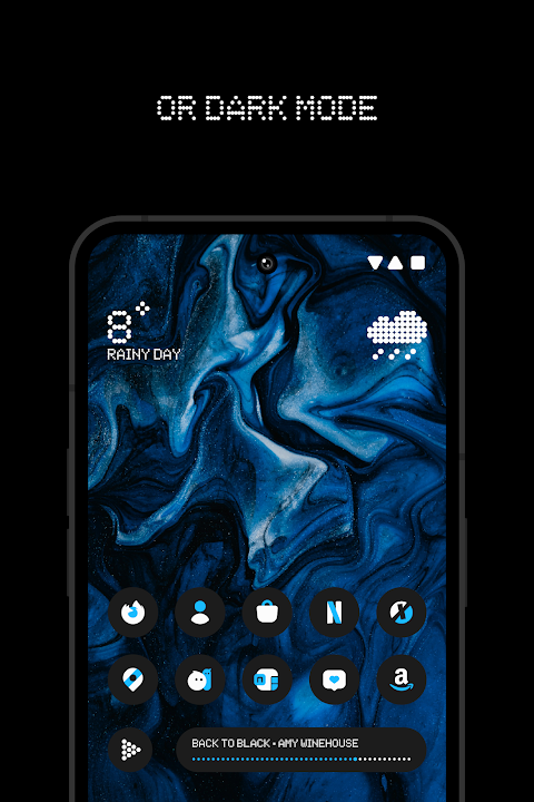 Everything Adaptive Blue Icons screenshot