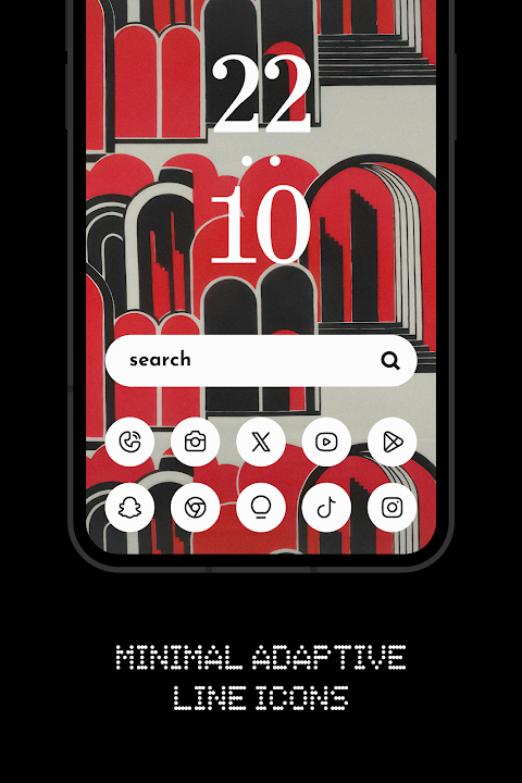 Everything Line:Adaptive icons screenshot