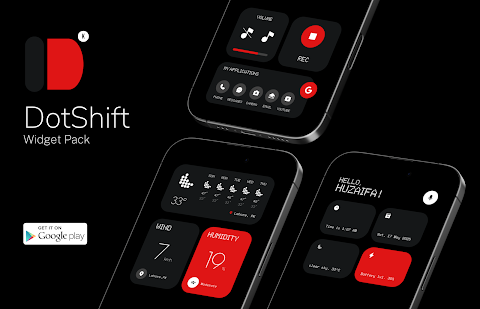 DotShift Widgets For KWGT screenshot