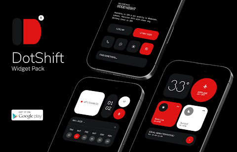 DotShift Widgets For KWGT screenshot