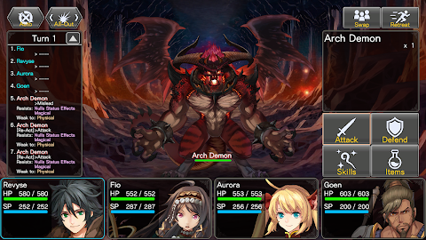 RPG Astral Takers screenshot