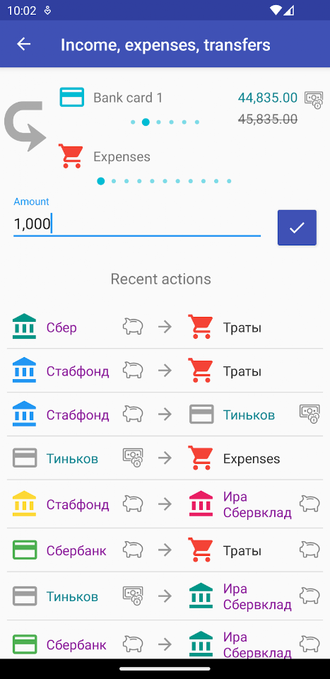 How much can I spend? Premium screenshot