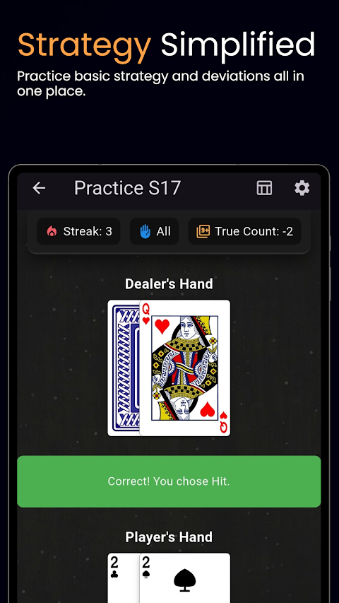 Ultimate Blackjack Trainer screenshot