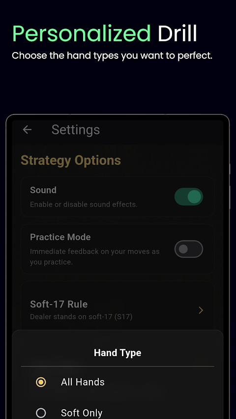 Ultimate Blackjack Trainer screenshot