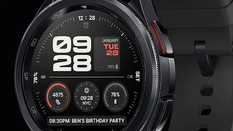 Kepler Digital Watch Face screenshot