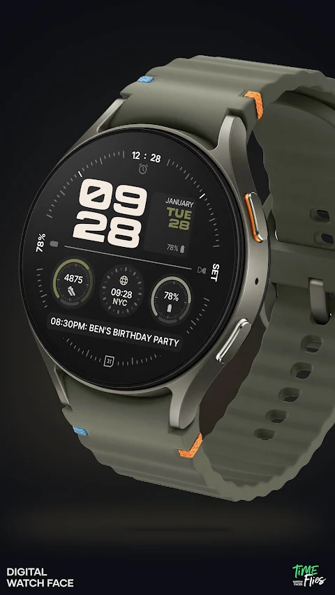 Kepler Digital Watch Face screenshot