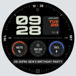 Kepler Digital Watch Face