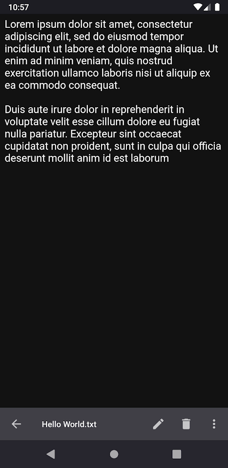 txtpad+ — Create txt files screenshot