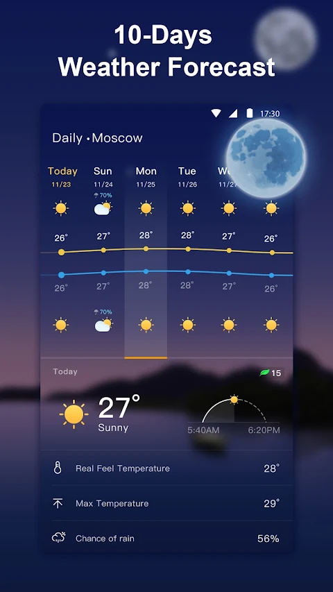 Weather Live: Weather Forecast screenshot