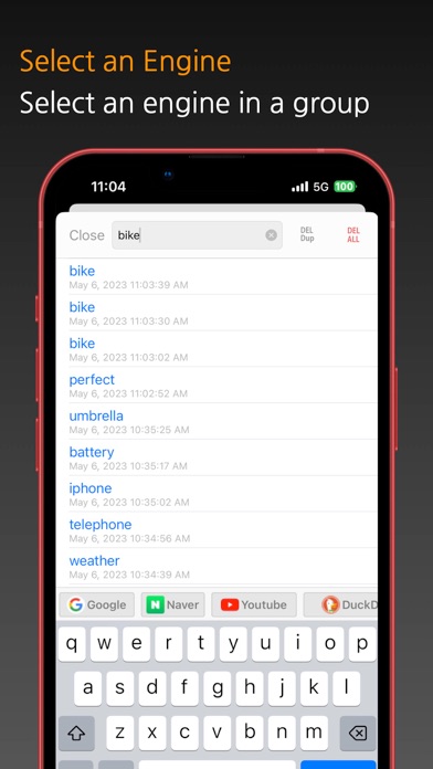 Touch Search + screenshot
